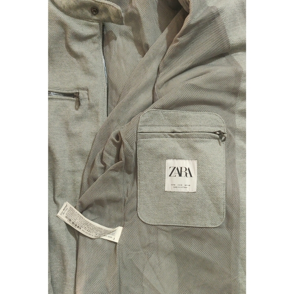 Zara men's biker jacket - Picture 5 of 7